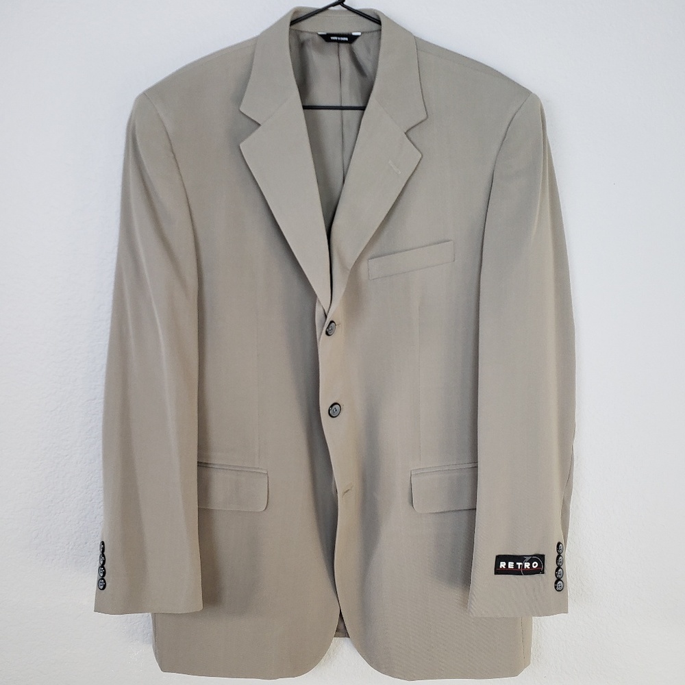 Retro Taupe Suit and Slacks